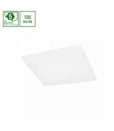Algine Panel bagbelyst 40W - Varm hvid, 230V, 120°, IP20, UGR19, 600x600, hvid