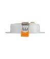 Dure Downlight 5W E27 - 3, Varm hvid, 230V, 110°, IP54, IK06, 95x31, Hvid rund, Integreret driver