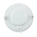 Outlet: 16W LED indbygningspanel - Hul: Ø16 cm, Mål: Ø17 cm, 230V