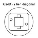 G24D til E27 adapter