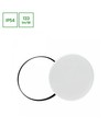 40W LED loftslampe med sensor - Ø48,5cm, 133lm/W, IP54, sort/hvid kant, varm hvid