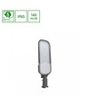 150W skumrings LED gadelampe - Skumringssensor, Ø60 mm, grå, IP65, IK09, 230V