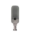 150W skumrings LED gadelampe - Skumringssensor, Ø60 mm, grå, IP65, IK09, 230V