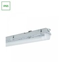 Limea LED armatur G13 - vandtæt, 1x120W, 250V, IP65, 1320x75x90 mm, grå, H