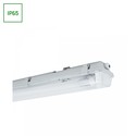 Limea LED armatur - vandtæt, G13, 2x150W, 250V, IP65, 1600x100x85 mm, grå, H