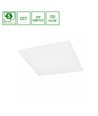 60x60 LED panel, 30W/40W/48W - CCT, 120lm/W, 5 års garanti, hvid kant