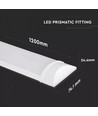 120cm 40W komplet LED armatur - 6 års garanti, 120lm/W