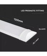 V-Tac 40W komplet LED armatur - Samsung LED chip, 120 cm, 230V