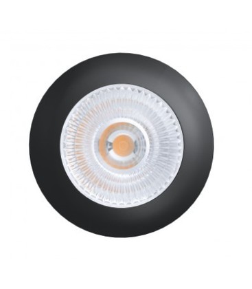 LEDlife Unni68 møbelspot - Hul: Ø5,6 cm, Mål: Ø6,8 cm, RA95, sort, 12V