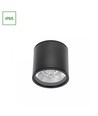 Loftlampe AR111, GU10 - IP65, sort, aluminium, påbygning, uden lyskilde