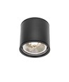 Loftlampe AR111, GU10 - IP65, sort, aluminium, påbygning, uden lyskilde