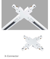 LEDlife X-samler til skinnespots - Hvid, 1-faset, 1F3W