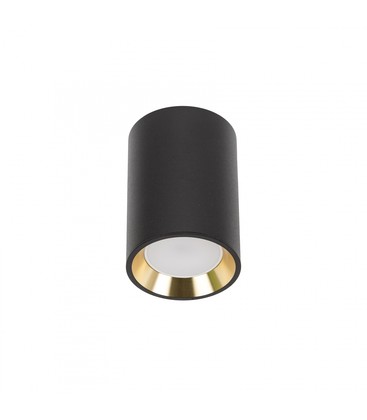 CHLOE MINI P20 Rund - hus sort, ring guld, kant sort (LED Armatur/lampe uden lyskilde).