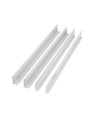 60x60 påbygningsramme til LED panel - Hvid, højde 4,5-5cm, til Algine armaturer
