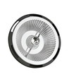 GU10 10W LED spot - AR111, 20° spredning, 5 års garanti, sort hus