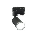 Madara Mini Ring II GU10 - Nedhængt til 3-faset skinne, uden lyskilde, GU10, 250V, IP20, 55x100x185mm, sort.