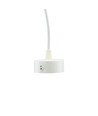 Madara GU10 pendel med ring - Hvid, 1m ledning, Ø55x200mm, IP20, uden lyskilde