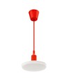24W LED loftlampe med rød ledning - 2000lm, 3000K, varm hvid