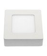 6W 12x12cm LED påbygningspanel - 3000K (Varm hvid)