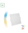 12W Algine Smart CCT indbygningspanel - Wi-Fi dæmpbar, 16,2x16,2 cm, firkantet, justerbar lyskulør