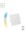 Algine 6W Smart Home LED indbygningspanel - CCT, dæmpbar, Wi-Fi, kvadratisk, 112x112 mm