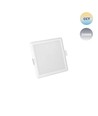 Algine 6W Smart Home LED indbygningspanel - CCT, dæmpbar, Wi-Fi, kvadratisk, 112x112 mm