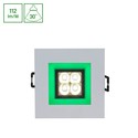 FIALE 4LED 4x1W 30° 230V - Firkantet, Varm hvid, LED, Spot, Grøn ramme