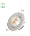 6W LED væglampe - IP20, 4000K, hvid, firkantet