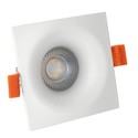 FIALE V GU10 - firkantet, hvid (LED Armatur/lampe uden lyskilde)