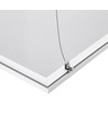 Wireophæng til 60x60 og 30x120 LED paneler - 4 stk. sæt, 100cm, sølv, justerbar, til nedhængning