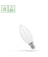 C35 LED kertepære 6W E14 - 230V, kultråd, varm hvid, mat, Spectrum