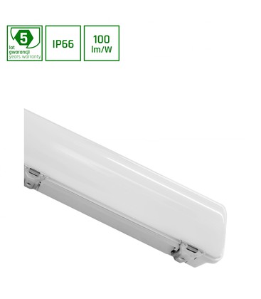 LIMEA LED 24W - 60cm, neutral hvid, garage, transparent