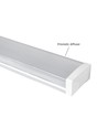 Limea 1200mm 40W - Prismatica, Neutral hvid, 230V, 100°, IP44, IK10, 1200x110x60mm