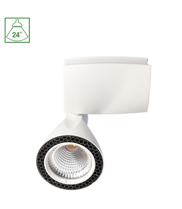 MADARA COB LED 30W 230V - 24°, IP20, Varm hvid, Skinne, Lys varm hvid