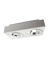 Mirora AR111 Overflade GU10 - 250V, IP20, 293x145x85mm, Hvid, Rektangulær, Justerbar, Spot, Uden Lyskilde.