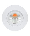 D8 Tilt360 Full Spectrum LED indbygningsspot RA97 - 2700K, Hvid