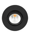 D8 Tilt360 Full Spectrum LED indbygningsspot RA97 - 2700K, Sort