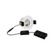 D8 Tilt360 Full Spectrum LED indbygningsspot RA97 - 3000K, hvid