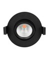 D8 Tilt360 LED indbygningsspot RA97 - 3000K, Sort