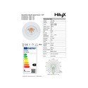 HiluX D8 Tilt360 - Full Spectrum LED Indbygningsspot, RA97, 3000K, Sort