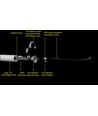 120cm 38W Dura69 LED armatur, gennemfortrådet - IP69, 150+lm/W, IK08