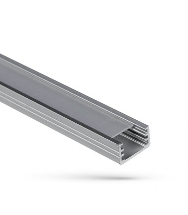 Profil til LED-strips Slim 1m - Klart dæksel (LED Armatur/lampe uden lyskilde)