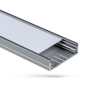 Profil bred til LED-strips - Mælkedæksel, 1m