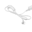 Outlet: 100 cm kabel til almindelig stikkontakt - Med afbryder og stik, passer til LEDlife Easy-Grow