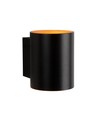 G9 Squalla Tube - IP20, Sort, Guld, Uden lyskilde