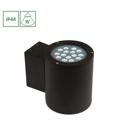 TORRE Vægmonteret 2x15LED Cree 15° 230V 30W IP44 Kold hvid