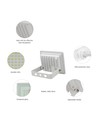 10W projektør - IP65, Hvid, arbejdslampe