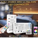 Gledopto 5i1 mini Zigbee controller - Hue kompatibel, RGB+CCT