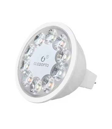 Gledopto 5W Zigbee LED pære - Hue kompatibel, 12V/24V, RGB+CCT, MR16