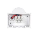 Smart Home vægsensor - LED venlig, PIR infrarød, 180 grader, Google Home, Alexa og smartphones, 230V, IP65 udendørs